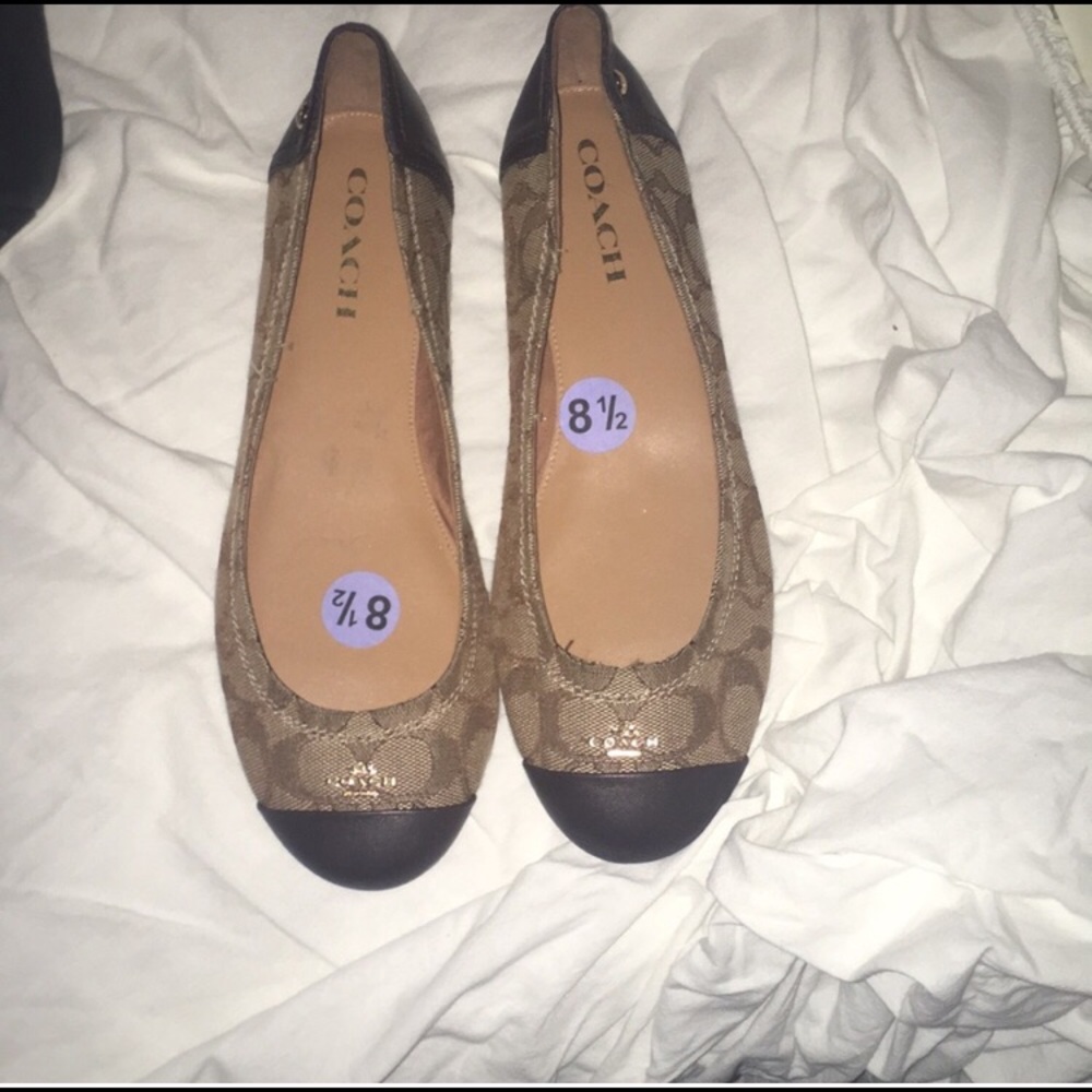 Coach flats size 8.5